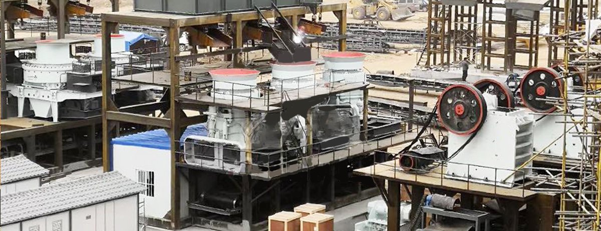 Jaw Crusher+Cone Crusher+Sand Making Machine