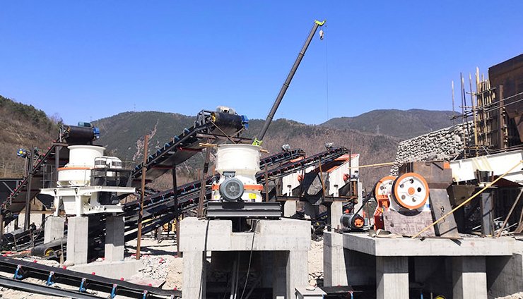 Australian-iron-ore-beneficiation-line,-single-cylinder-cone-crusher-for-fine-and-uniform-crushing.