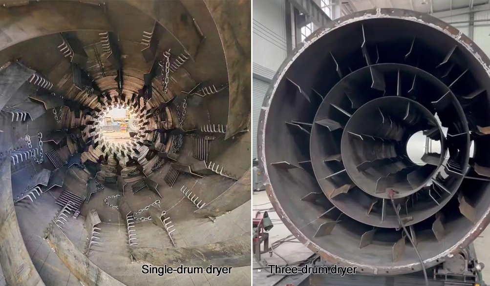 Single-drum-dryer-vs.-three-drum-dryer