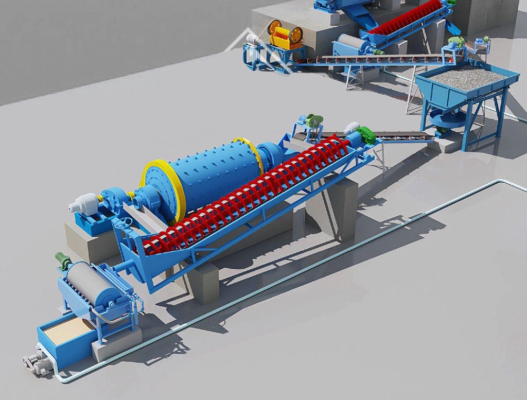 The position of spiral classifier in mineral processing