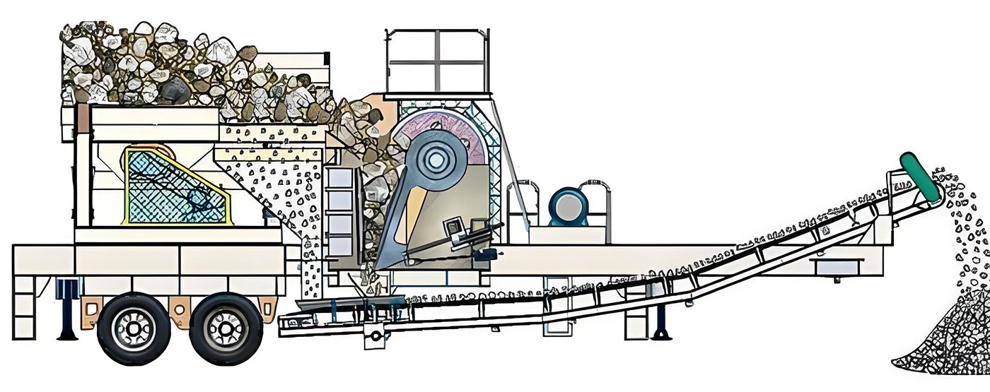 Working-principle-diagram-of-mobile-jaw-crusher