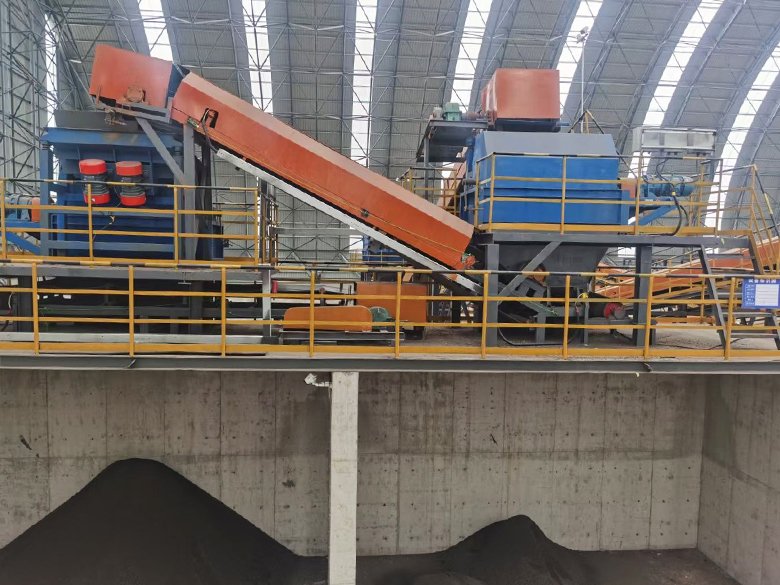 Grinding-and-magnetic-separation-stage-of-steel-slag-processing-production-line