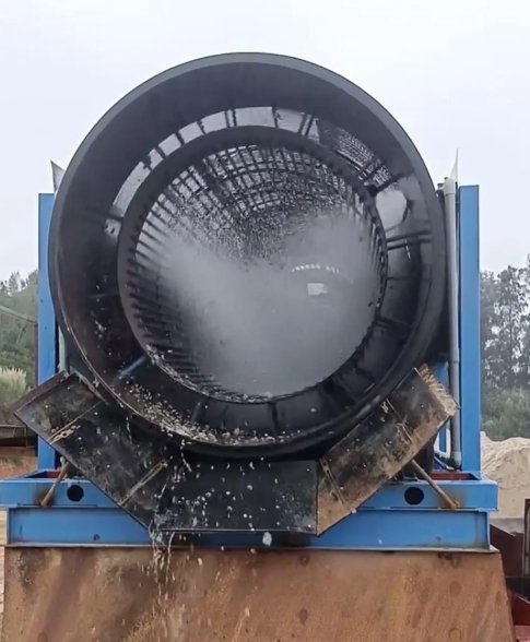 Shaftless-rotary-drum-screen-(wet-screening)