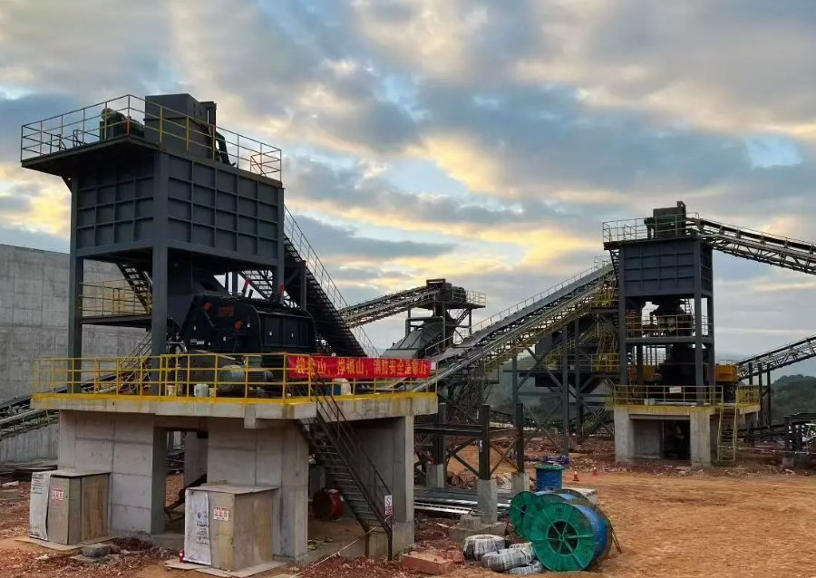 Stationary-crushing-production-line
