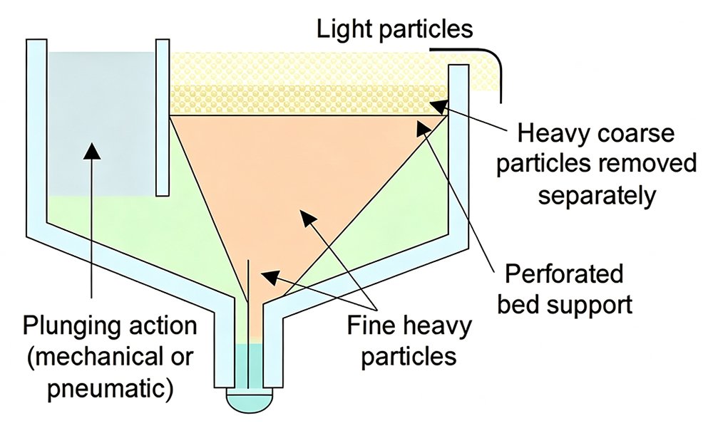 CHUNLEI-jigging separator-working-principle-diagram
