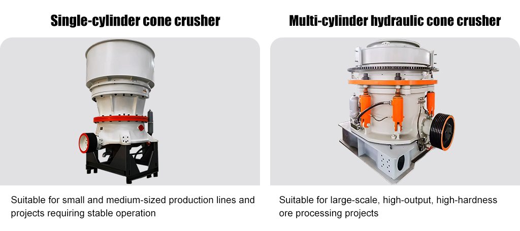 Single-cylinder-cone-crusher-vs.-multi-cylinder-hydraulic-cone-crusher