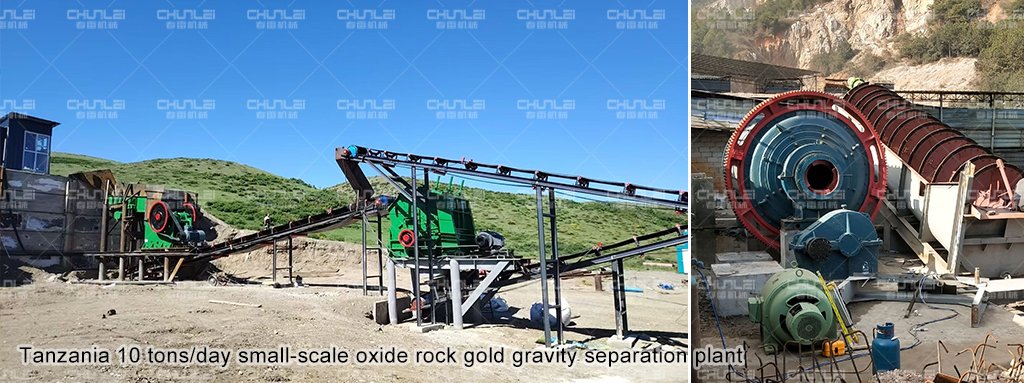 Tanzania-10-tons-day-small-scale-oxide-rock-gold-gravity-separation-plant