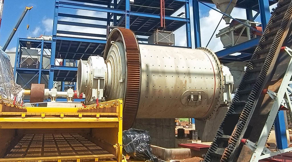 Ball-mill-in-the-production-line