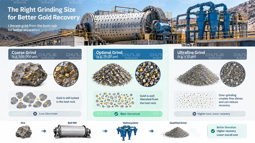 Gold-ore-grinding-and-mineral-liberation-at-different-particle-sizes